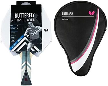 Настільний тенісний ракетка Butterfly Timo Boll Vision 2000 для професіоналів, ITTF сертифікат, накладка Wakaba, ергономічна ручка