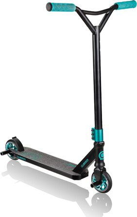 Молодіжний трюковий самокат Globber унісекс Gs 720 Kick Scooter One size чорно-бірюзовий