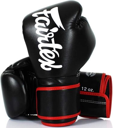 Боксерські рукавички Fairtex BGV-14, чорні, 12 унцій для ММА/Муай Тай