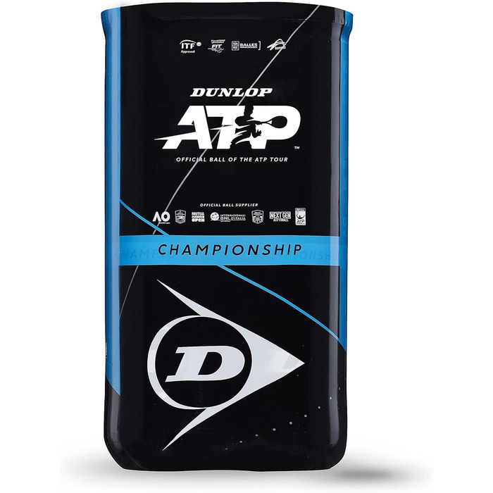 Тенісний м'яч DUNLOP Чемпіонат ATP для всіх поверхонь (2x4)