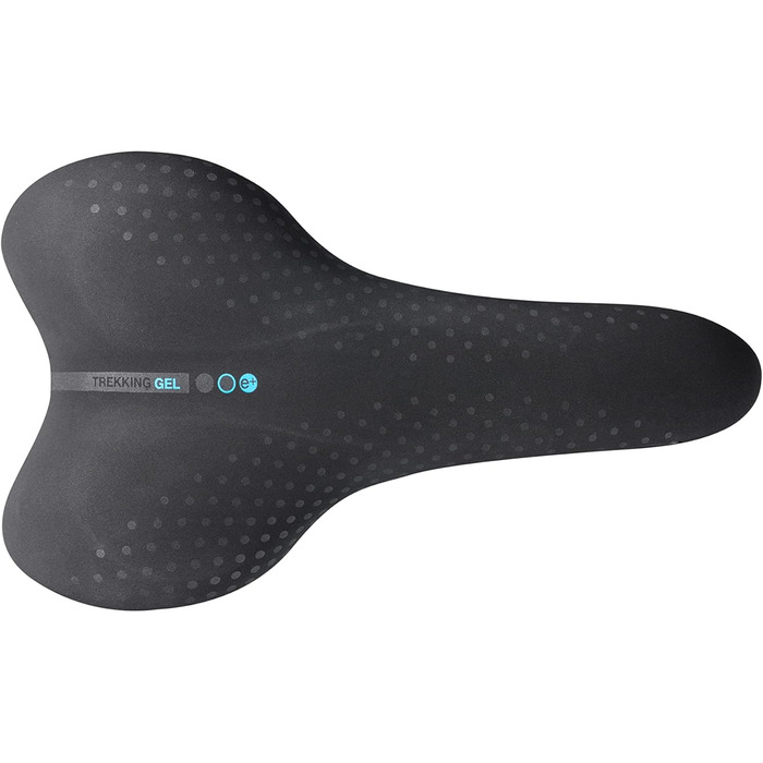 Велосипедне сідло Selle San Marco Bioactive Trekking Gel чорне, замша, унісекс