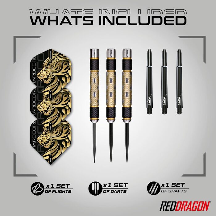 Дартс RED DRAGON Golden Eye 22г-32г з Flight & Shafts (28г)