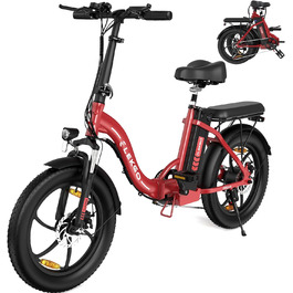 Електровелосипед ELEKGO E-Bike, 20' товста шина, 250 Вт, 36 В, 7 швидкостей