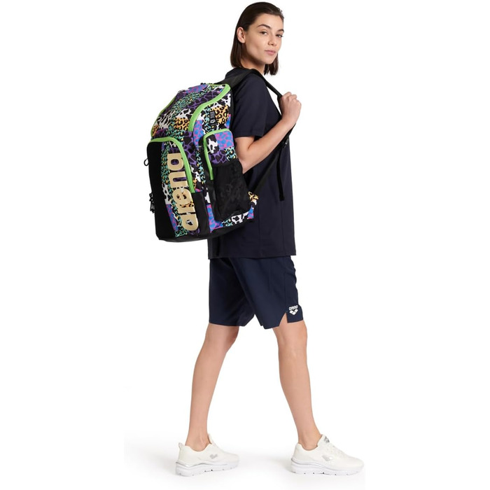 Рюкзак ARENA Unisex Spiky III Team Backpack 45 Allover для басейнів 45 л Animalier