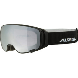 Окуляри ALPINA DOUBLE JACK MAG Q, moongrey, One Size, чорний матовий