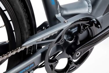 Велосипеди moma EBIKE28 PRO, алюміній, Shimano 7-шв., гідр. дискові гальма, акум. 48 В