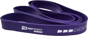 Фітнес-гумки Hop-Sport 7-137кг для тренувань (фіолетовий)