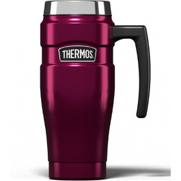 Термокружка Thermos GTB Stainless King 470 мл, малинова, нержавіюча сталь, для подорожей