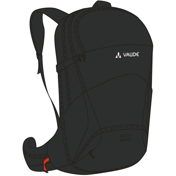 Туристичний рюкзак Vaude Wizard 30+4 водостійкий, для чоловіків і жінок, зручна система перенесення, органайзер для речей