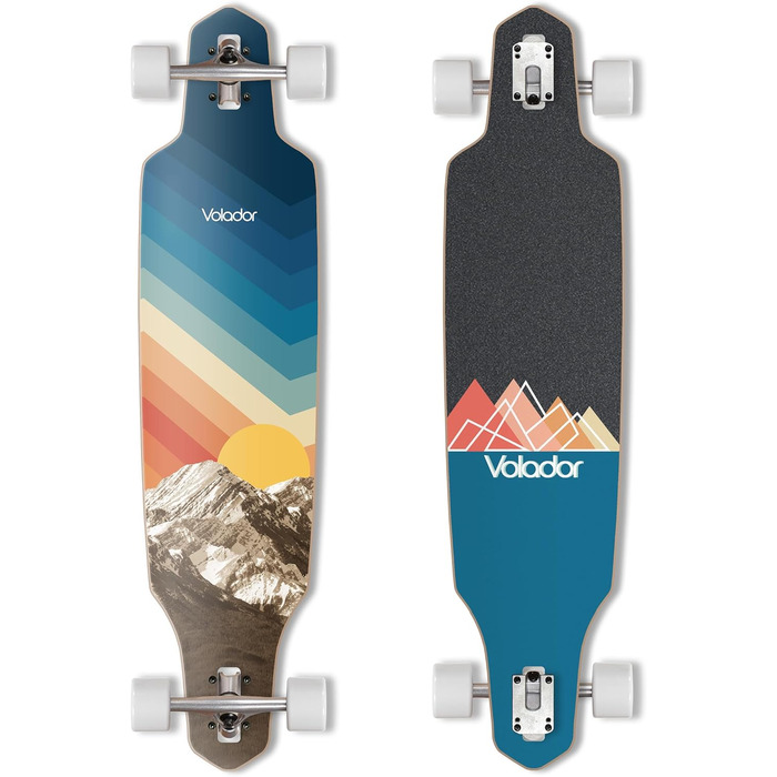 Longboard VOLADOR Freeride Cruiser, кленовий дек, дроп тру, повний комплект (Spektrum)