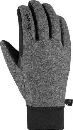 Жіночі рукавички Saskia Touch-Tec Finger Gloves 10 чорний / чорний (7, чорно-сірий)