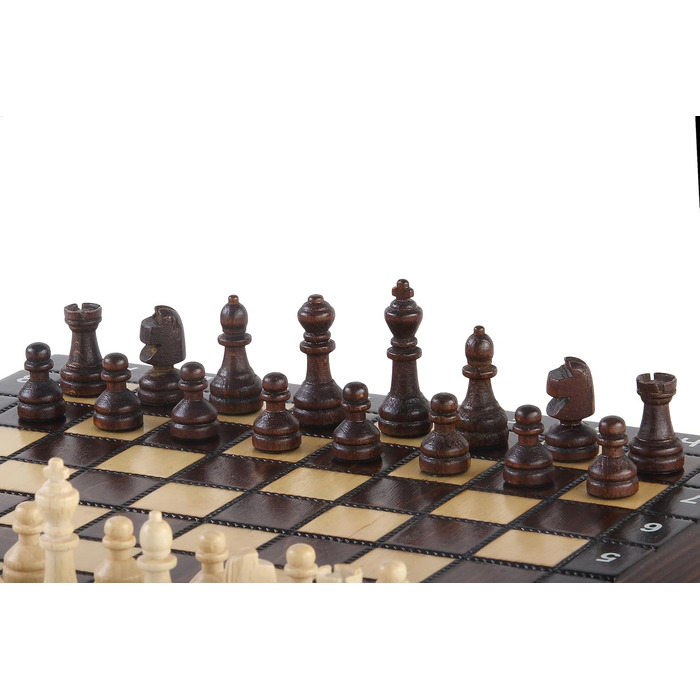 Набір Sunrise Chess & Games 3в1: шахи, шашки, нарди, 28x28 см