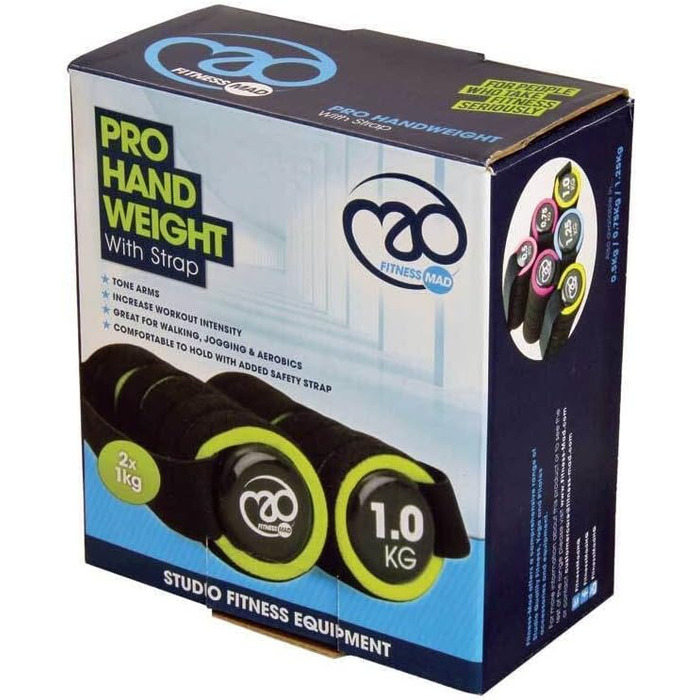 Гантелі Fitness Mad Pro 0.75 кг фіолетові для фітнесу