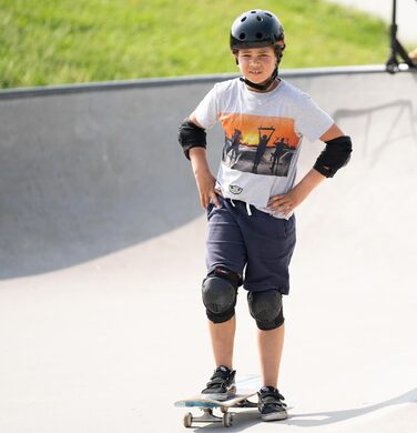 Захисний комплект для катання SKATEWIZ SMASH – наколінники, налокітники та захист зап’ястя для дітей і дорослих, 6 предметів