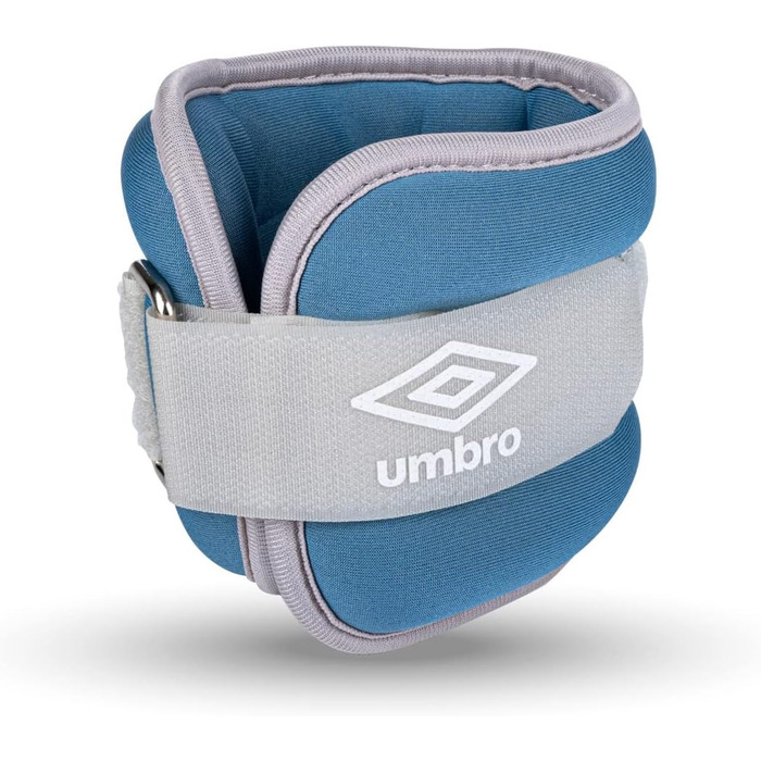 Манжети Umbro Weight - Обважнювачі для ніг і рук - 2 шт. и по 1000Gr - регулюються за допомогою Velcro - Зручна посадка синього кольору