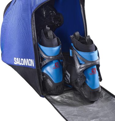 Сумка для лиж унісекс Salomon Gearbag, проста у використанні, покращена міцність і легкий доступ NS Blue