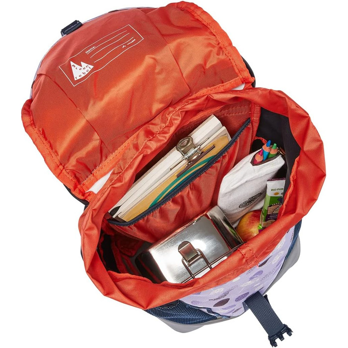 Дитячий рюкзак VAUDE Puck 10 л, синій, водонепроникний, для хлопчиків і дівчаток, з дощовиком і лупою, для школи та походів