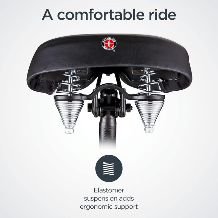 Сідло для велосипеда Schwinn Comfort, м'яке сидіння