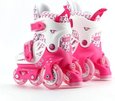 Роликові ковзани Sumeber Inline Kid Boys Girls Roller Skates Outdoor/Indoor Pink XS(27-30)