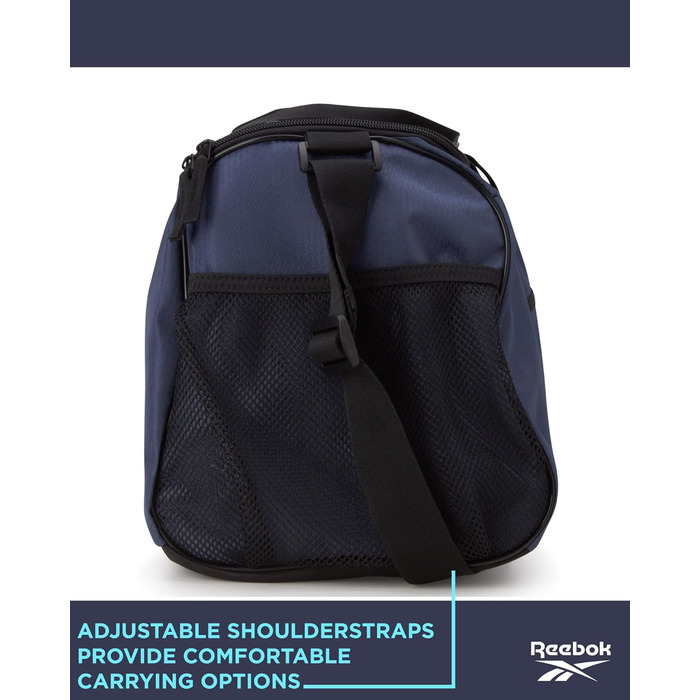 Сумка-дуфел Reebok Aleph Blue Small для подорожей та фітнесу, ручна поклажа, для жінок і чоловіків