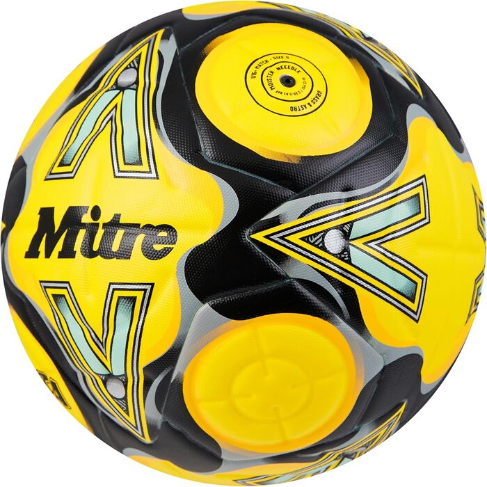 М'яч футбольний Mitre Delta Max, Помаранчевий/Зелений/Золотий, Розмір 5