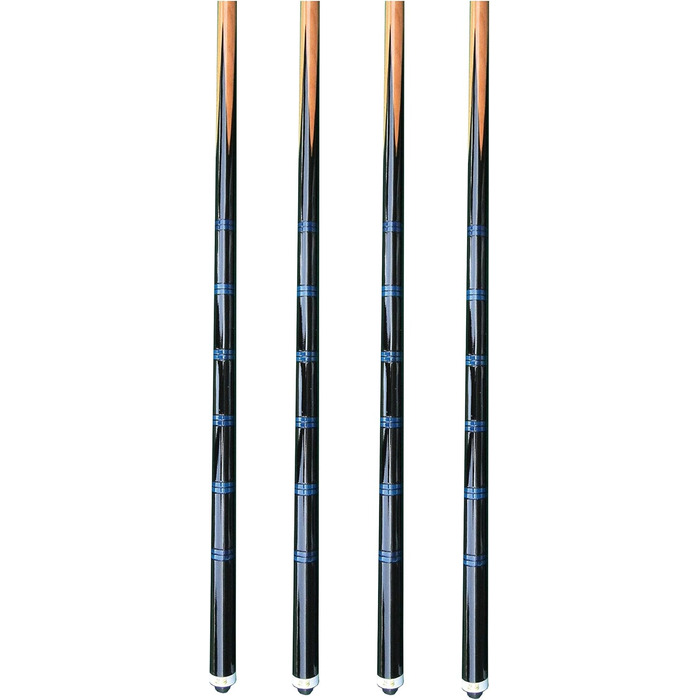 Цілісний будиночок Cues Billiard Cues Eco, приблизно 140 см з шкірою, що загвинчується приблизно 12 мм