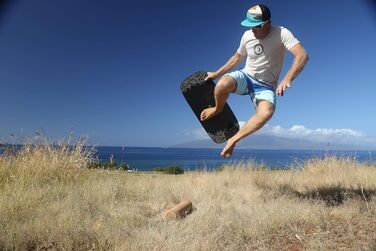 Балансборд JUCKER HAWAII Homerider з великою поверхнею, коркова ролика та мат, тренажер для координації, серф-тренер для дому та вулиці