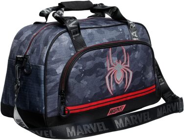 Спортивна сумка KARACTERMANIA Spiderman з темною кишенею, різнокольорова, One size