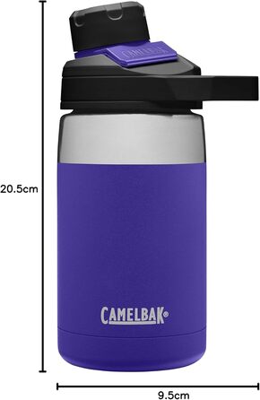 Термос-пляшка CAMELBAK Chute Mag 350 мл, нержавіюча сталь, чорна, універсальна