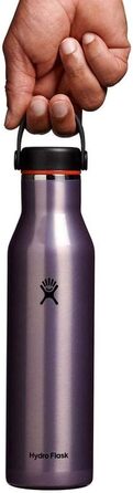 Гідрофляга Hydro Flask Trail Series 621 мл, вакуумна термопляшка з нержавіючої сталі, аметист, легка, BPA-free, герметична кришка, стандартне горло
