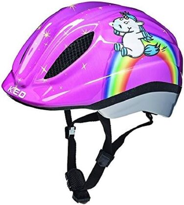 Велошолом Bike Fashion Єдиноріг для підлітків, рожевий, розмір M, унісекс