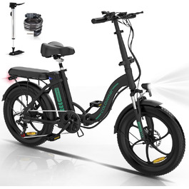 Шини COLORWAY E-Bike 20' 250Вт 36В 12Ач запас ходу 3590км