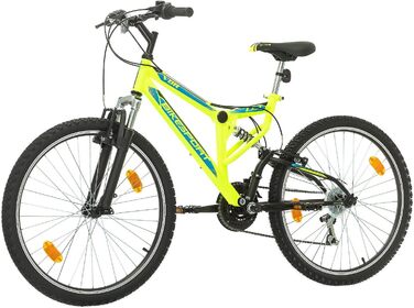 Велосипед MTB Mountain Bike Повністю підвісний 26-дюймовий Bikesport Parallax Shimano 18 Speed Neon Green