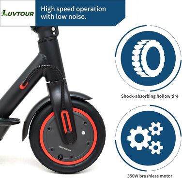 Електросамокат LuvTour ES-S3 PRO, 20 км/год, запас 40 км, складний, з додатком