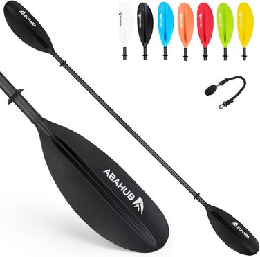 Весло Abahub Carbon Kayak Paddle 220-240см, карбонове, барвисте