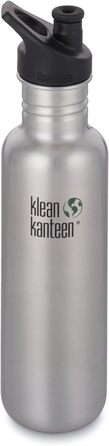 Кришка для пляшки Klean Kanteen з нержавіючої сталі класичне срібло