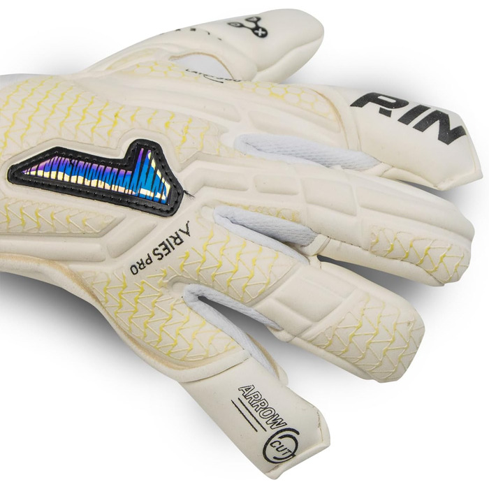 Воротарські рукавички Rinat Aries Nemesis Pro для дорослих, білі, розмір 7