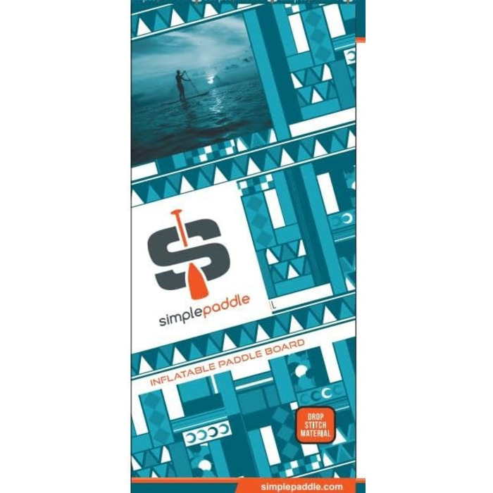 Надувна SUP-дошка SIMPLE PADDLE 11'/12' з веслом, подвійною насосом і сумкою для транспортування — дошка для сапсерфінгу