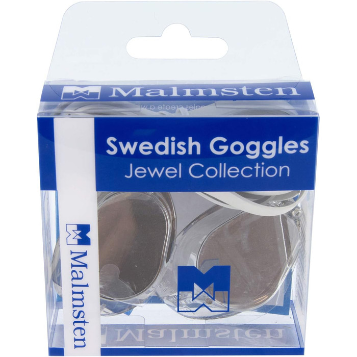 Окуляри Malmsten Swedish Jewel, один розмір, білий/сріблястий