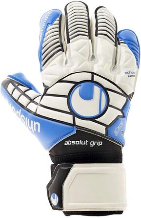 Рукавички uhlsport ELIMINATOR ABSOLUTGRIP HN 10.5 Чорний/Синій/Power Зелений