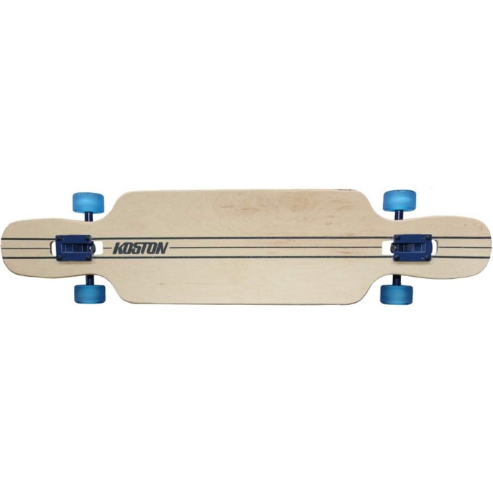 Дюймів Сині колеса Carlos - Profi Dropthrough Longboard Drop через Carver, 41.0 x 9.5