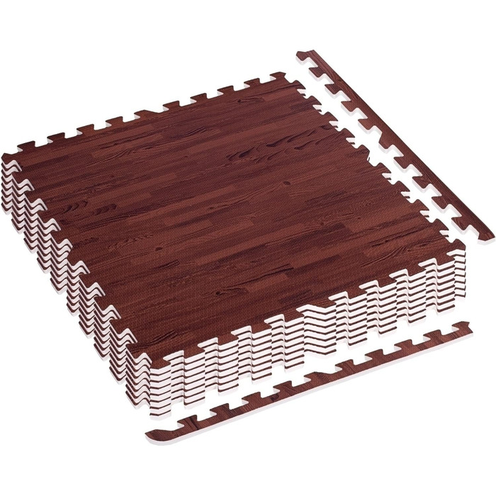 MOVIT Захисні підлогові мати-пазли 3 м², 8 шт., 60x60x1,2 см, з 16 крайками, для тренувань, підлогові, 11 кольорів