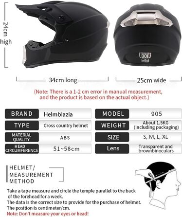 Мотокросовий шолом Fullface для MTB, мотоциклів, дорослий шолом для чоловіків і жінок, захисний шолом для даунхілу, ATV, комплект із рукавичками та окулярами
