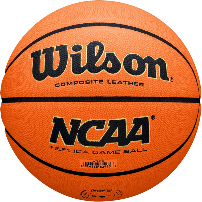 Репліка баскетбольних м'ячів Wilson NCAA 74,9 см і 72,4 см Розмір 15,2 - 72,4 см 6 Помаранчевий