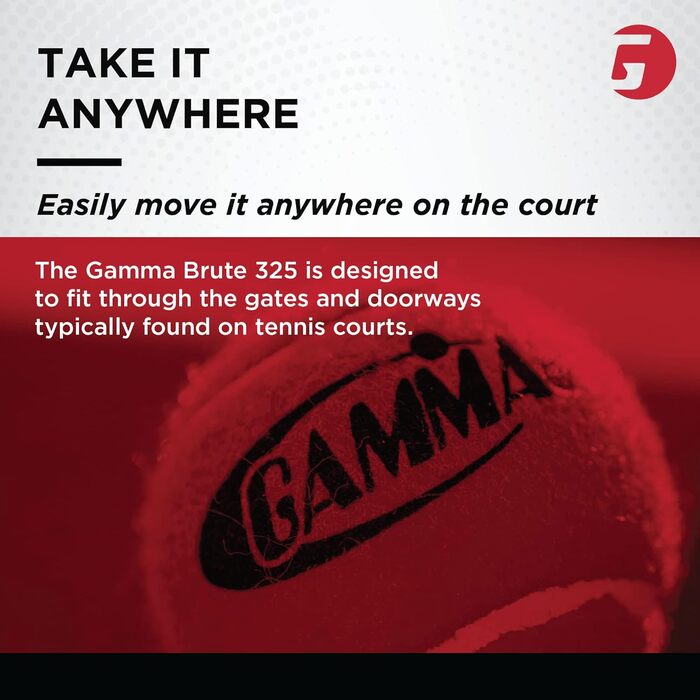 Обручі Gamma Sport Premium Tennis сумки-тоут EZ, 325 м'ячів