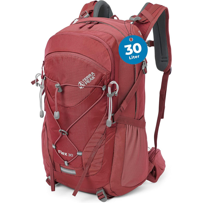 Рюкзак Terra Peak Flex 30L з вентиляцією, дощовиком і гідратацією