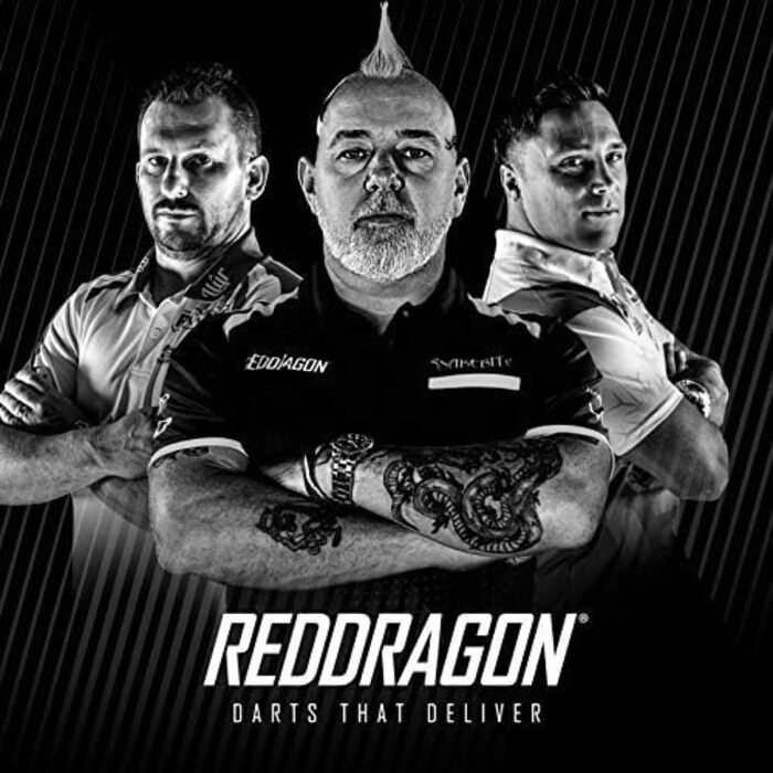 Дартс RED DRAGON Javelin сталевий з польотами та голоблями (20 г)