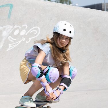 SKATEWIZ Велошолом та скейтшолом для дітей і підлітків, німецький виробник, 8 стильних дизайнів, надлегкий дитячий шолом