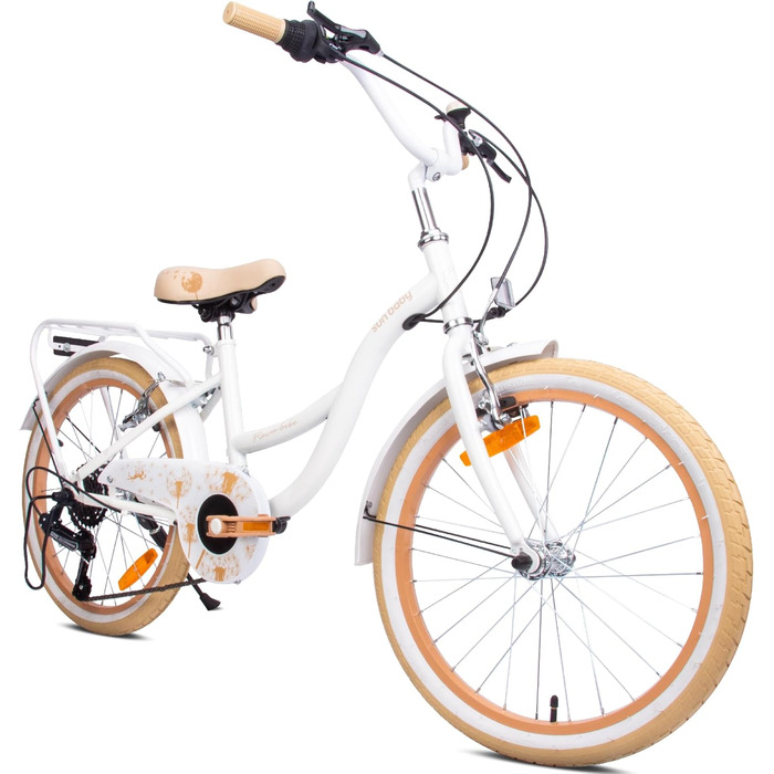 Велосипед Sun Baby Flower Bike 20, 6-шв. Shimano, для дівчинки 6-10 р.