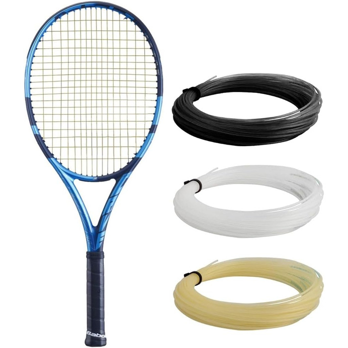 Ракетка Babolat Pure Drive 107 (10 ген), 16 г Syn Good, зчеплення 4 1/4'